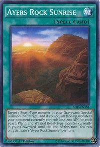 Ayers Rock Sunrise [Battle Pack 3: Monster League] [BP03-EN183] | Gear Gaming Fayetteville