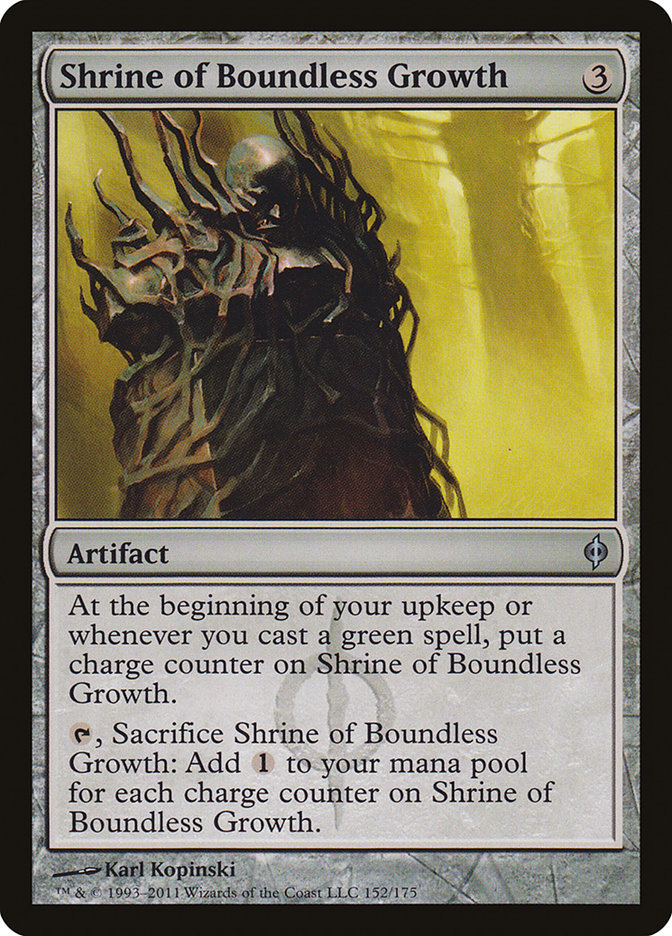 Shrine of Boundless Growth [New Phyrexia] | Gear Gaming Fayetteville