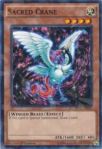 Sacred Crane (Shatterfoil) [Battle Pack 3: Monster League] [BP03-EN010] | Gear Gaming Fayetteville