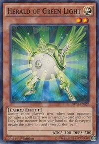 Herald of Green Light (Shatterfoil) [Battle Pack 3: Monster League] [BP03-EN022] | Gear Gaming Fayetteville