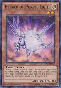 Herald of Purple Light (Shatterfoil) [Battle Pack 3: Monster League] [BP03-EN023] | Gear Gaming Fayetteville