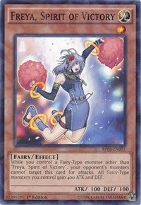Freya, Spirit of Victory (Shatterfoil) [Battle Pack 3: Monster League] [BP03-EN027] | Gear Gaming Fayetteville