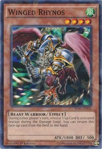 Winged Rhynos (Shatterfoil) [Battle Pack 3: Monster League] [BP03-EN030] | Gear Gaming Fayetteville