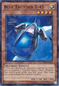 Blue Thunder T-45 (Shatterfoil) [Battle Pack 3: Monster League] [BP03-EN039] | Gear Gaming Fayetteville