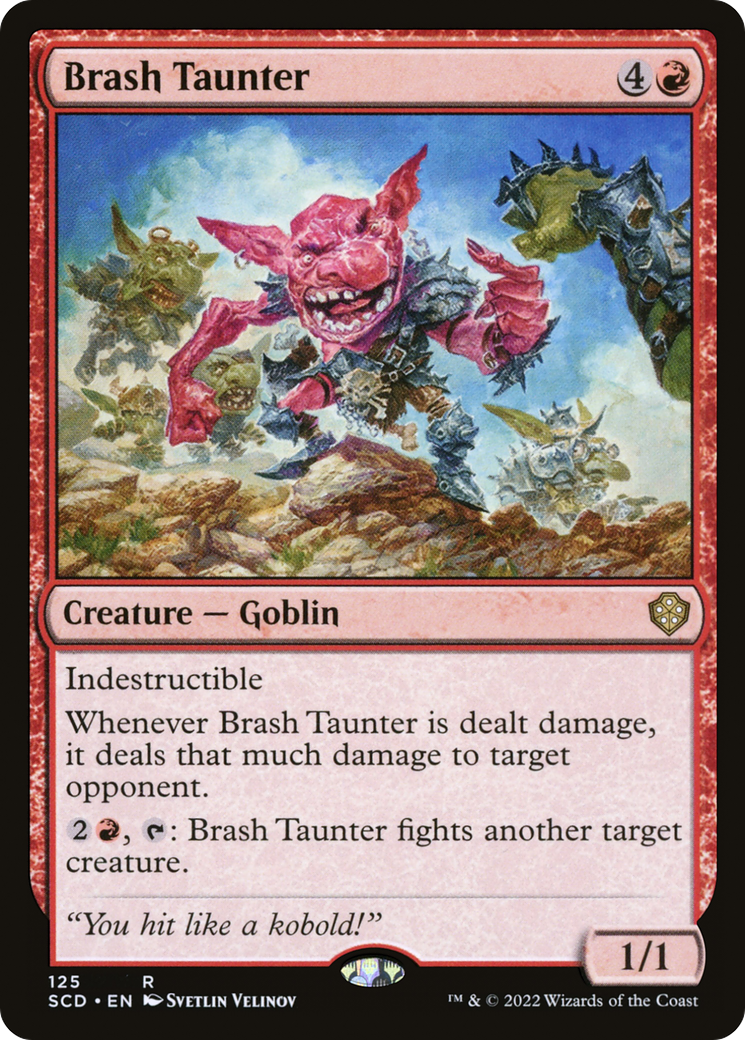 Brash Taunter [Starter Commander Decks] | Gear Gaming Fayetteville