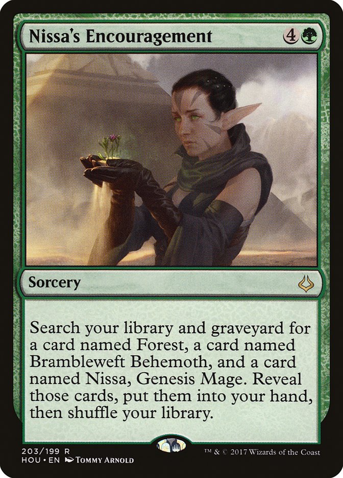 Nissa's Encouragement [Hour of Devastation] | Gear Gaming Fayetteville