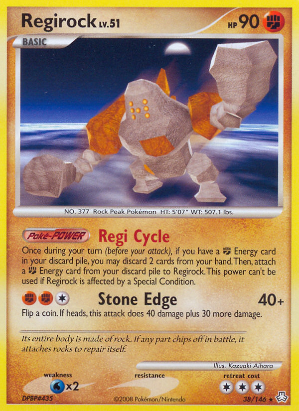 Regirock (38/146) [Diamond & Pearl: Legends Awakened] | Gear Gaming Fayetteville