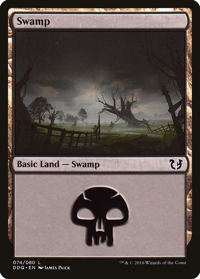 Swamp (74) [Duel Decks: Blessed vs. Cursed] | Gear Gaming Fayetteville