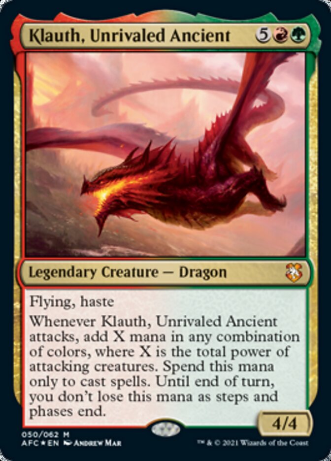 Klauth, Unrivaled Ancient [Dungeons & Dragons: Adventures in the Forgotten Realms Commander] | Gear Gaming Fayetteville