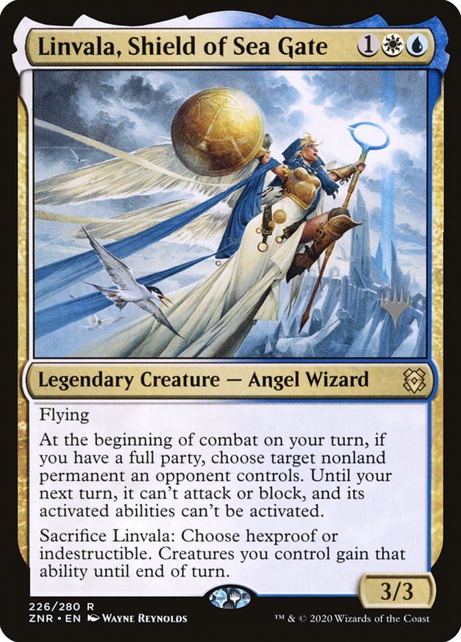 Linvala, Shield of Sea Gate (Promo Pack) [Zendikar Rising Promos] | Gear Gaming Fayetteville