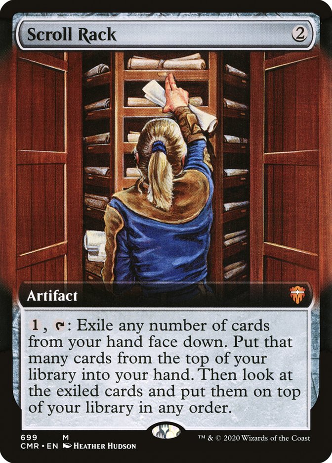 Scroll Rack (Extended Art) [Commander Legends] | Gear Gaming Fayetteville