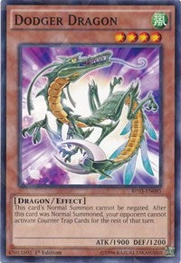 Dodger Dragon (Shatterfoil) [Battle Pack 3: Monster League] [BP03-EN085] | Gear Gaming Fayetteville