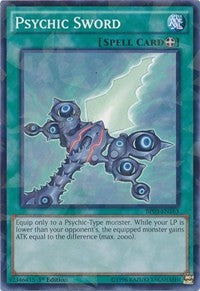 Psychic Sword (Shatterfoil) [Battle Pack 3: Monster League] [BP03-EN163] | Gear Gaming Fayetteville