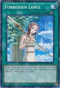 Forbidden Lance (Shatterfoil) [Battle Pack 3: Monster League] [BP03-EN172] | Gear Gaming Fayetteville