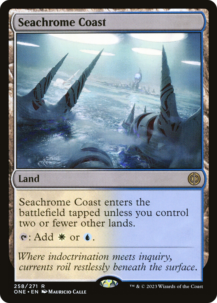 Seachrome Coast [Phyrexia: All Will Be One] | Gear Gaming Fayetteville