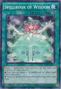 Spellbook of Wisdom (Shatterfoil) [Battle Pack 3: Monster League] [BP03-EN177] | Gear Gaming Fayetteville