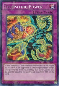 Telepathic Power (Shatterfoil) [Battle Pack 3: Monster League] [BP03-EN208] | Gear Gaming Fayetteville