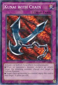 Kunai with Chain (Shatterfoil) [Battle Pack 3: Monster League] [BP03-EN210] | Gear Gaming Fayetteville