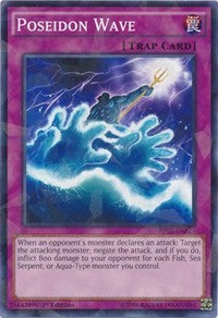 Poseidon Wave (Shatterfoil) [Battle Pack 3: Monster League] [BP03-EN223] | Gear Gaming Fayetteville
