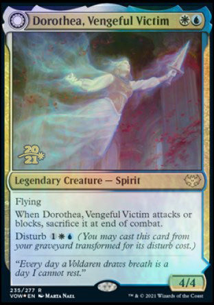 Dorothea, Vengeful Victim // Dorothea's Retribution [Innistrad: Crimson Vow Prerelease Promos] | Gear Gaming Fayetteville