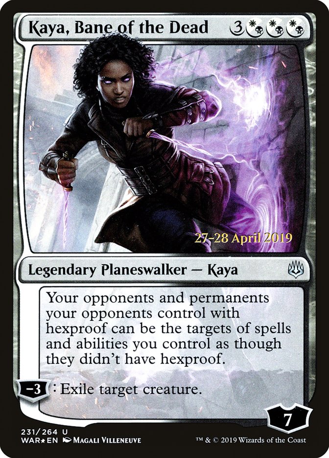 Kaya, Bane of the Dead [War of the Spark Prerelease Promos] | Gear Gaming Fayetteville