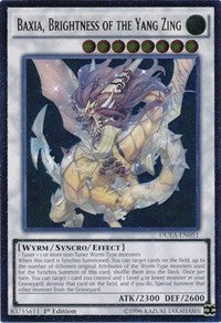 Baxia, Brightness of the Yang Zing (UTR) [Duelist Alliance] [DUEA-EN051] | Gear Gaming Fayetteville