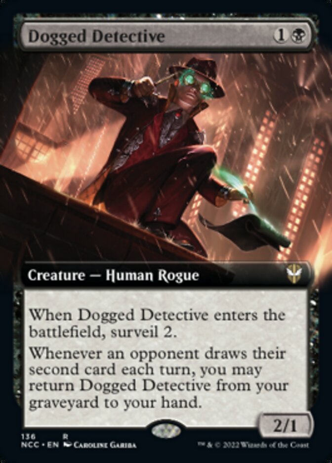 Dogged Detective (Extended Art) [Streets of New Capenna Commander] | Gear Gaming Fayetteville