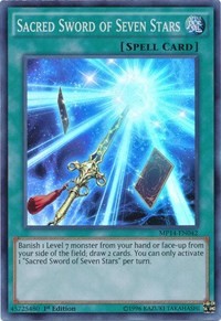 Sacred Sword of Seven Stars [2014 Mega-Tins Mega Pack] [MP14-EN042] | Gear Gaming Fayetteville
