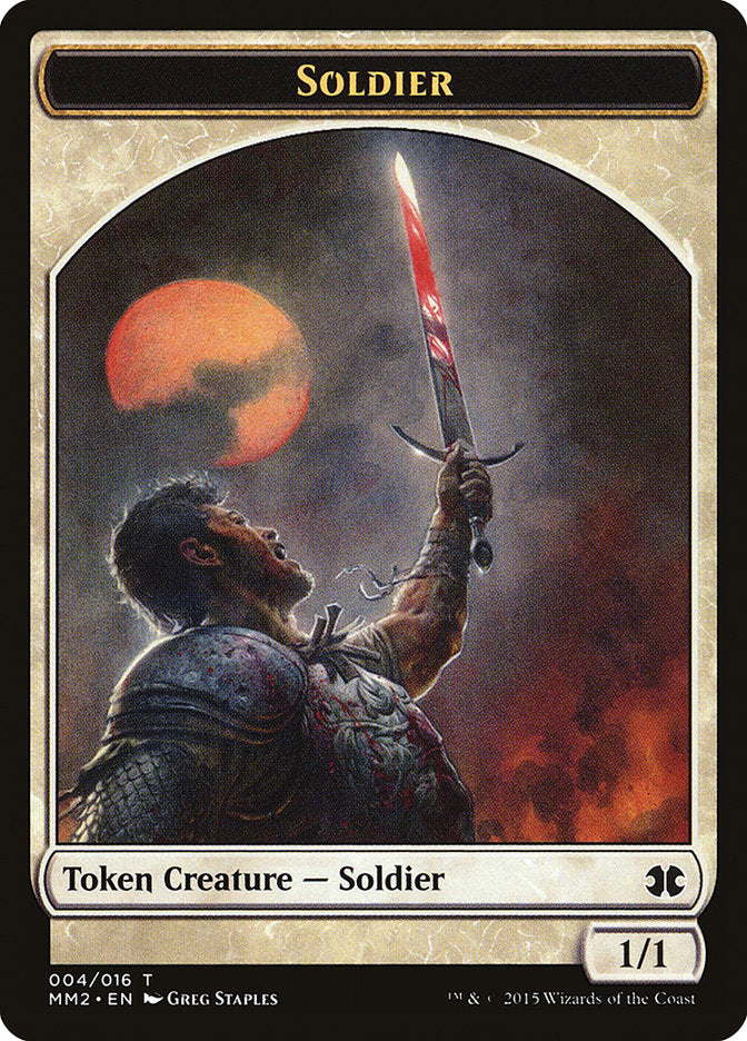 Soldier Token [Modern Masters 2015 Tokens] | Gear Gaming Fayetteville