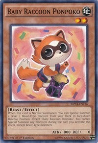 Baby Raccoon Ponpoko [2014 Mega-Tins Mega Pack] [MP14-EN136] | Gear Gaming Fayetteville