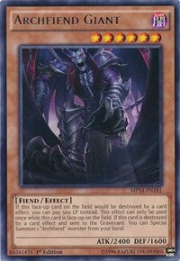 Archfiend Giant [2014 Mega-Tins Mega Pack] [MP14-EN181] | Gear Gaming Fayetteville