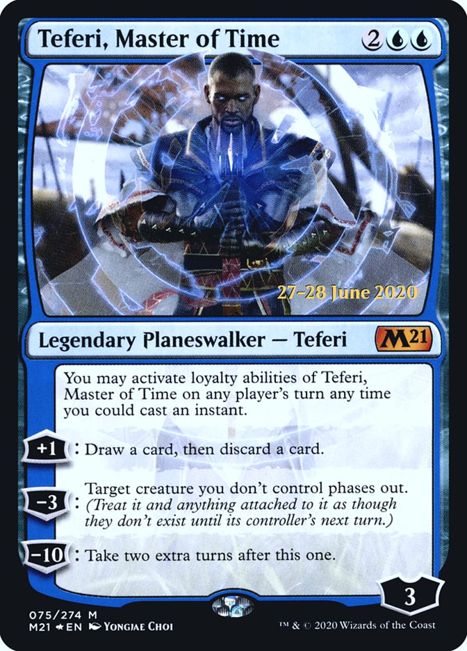 Teferi, Master of Time (75) [Core Set 2021 Prerelease Promos] | Gear Gaming Fayetteville