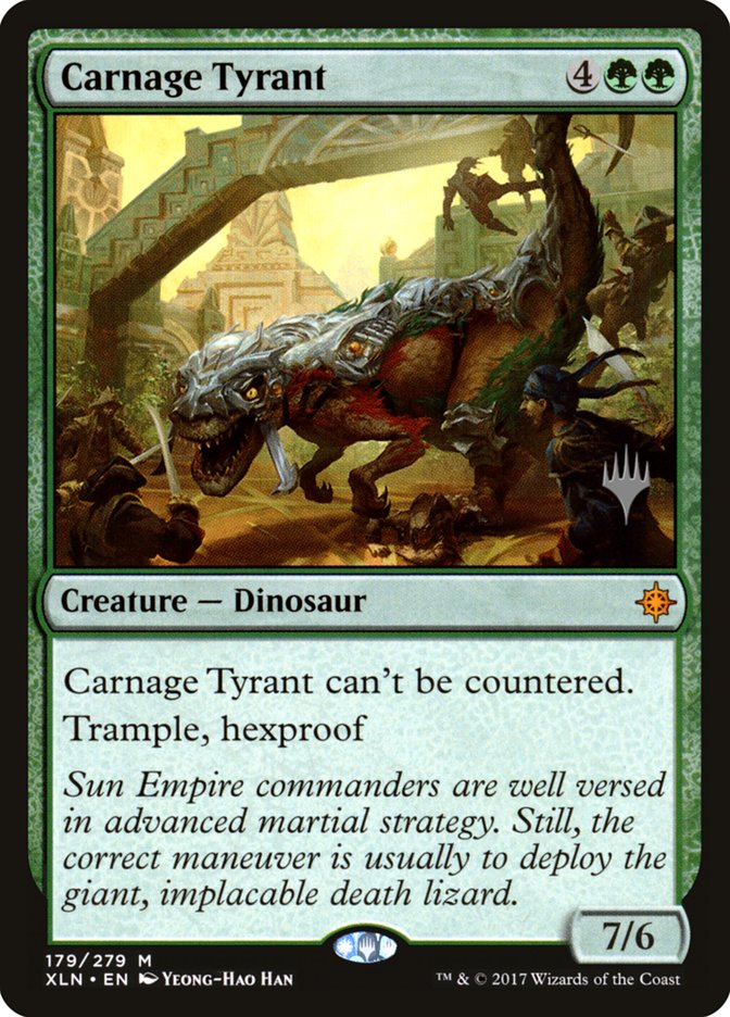 Carnage Tyrant (Promo Pack) [Ixalan Promos] | Gear Gaming Fayetteville