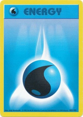 Water Energy (102/102) [Base Set Shadowless Unlimited] | Gear Gaming Fayetteville