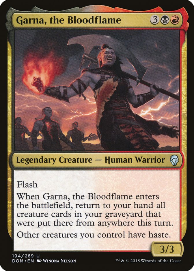 Garna, the Bloodflame [Dominaria] | Gear Gaming Fayetteville