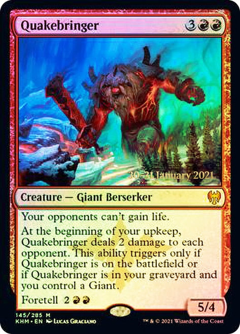 Quakebringer [Kaldheim Prerelease Promos] | Gear Gaming Fayetteville