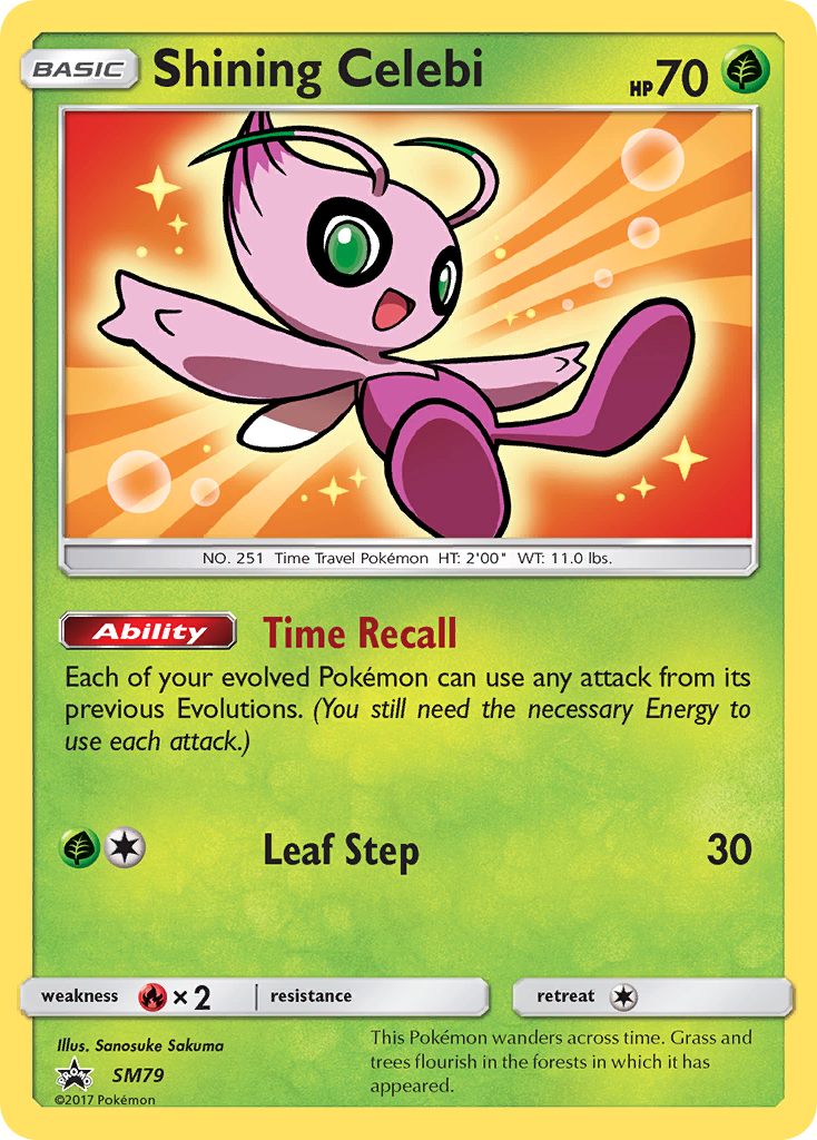 Shining Celebi (SM79) [Sun & Moon: Black Star Promos] | Gear Gaming Fayetteville