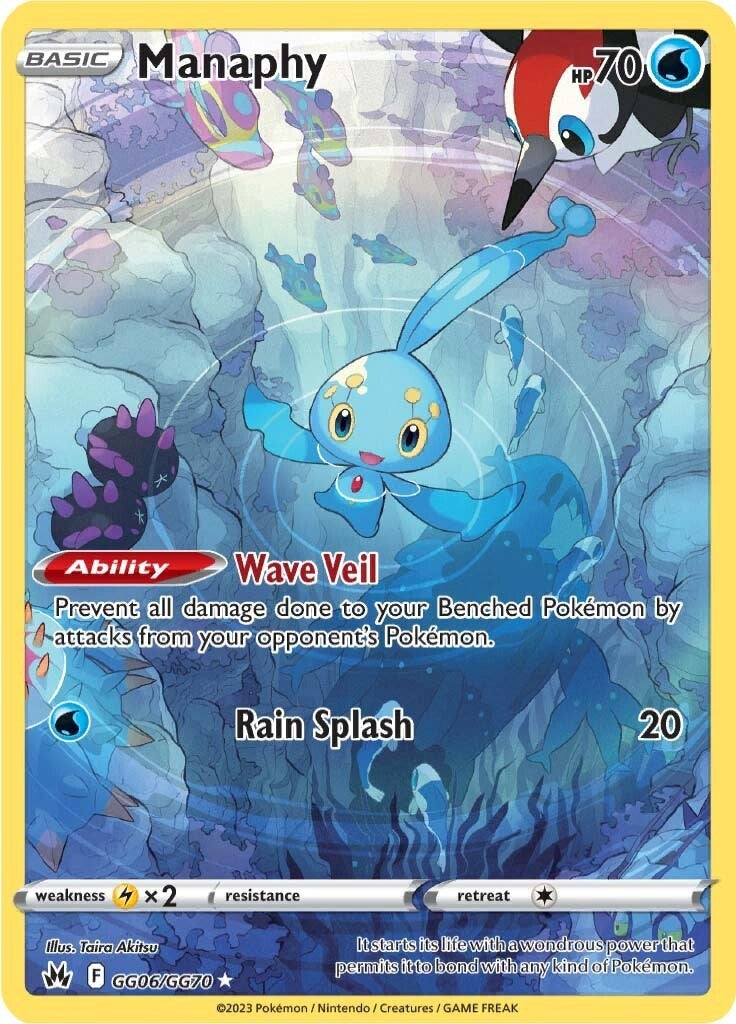 Manaphy (GG06/GG70) [Sword & Shield: Crown Zenith] | Gear Gaming Fayetteville