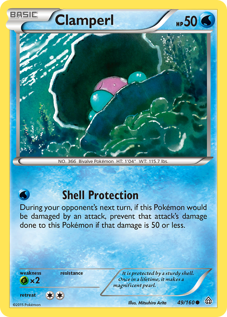 Clamperl (49/160) [XY: Primal Clash] | Gear Gaming Fayetteville