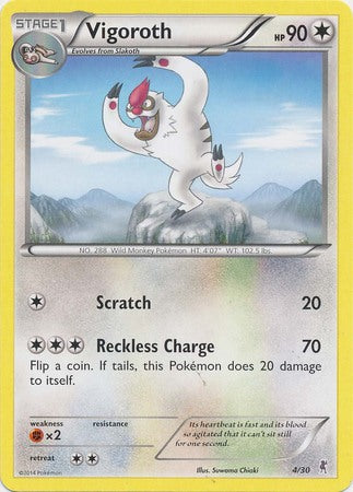 Vigoroth (4/30) [XY: Trainer Kit 1 - Bisharp] | Gear Gaming Fayetteville