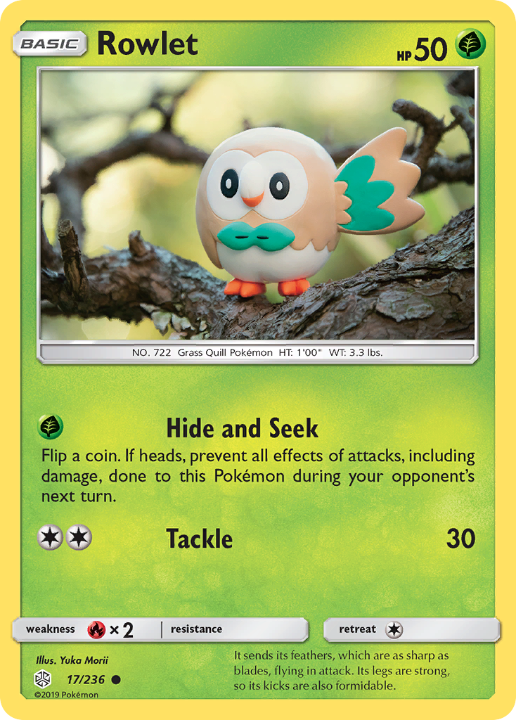 Rowlet (17/236) [Sun & Moon: Cosmic Eclipse] | Gear Gaming Fayetteville