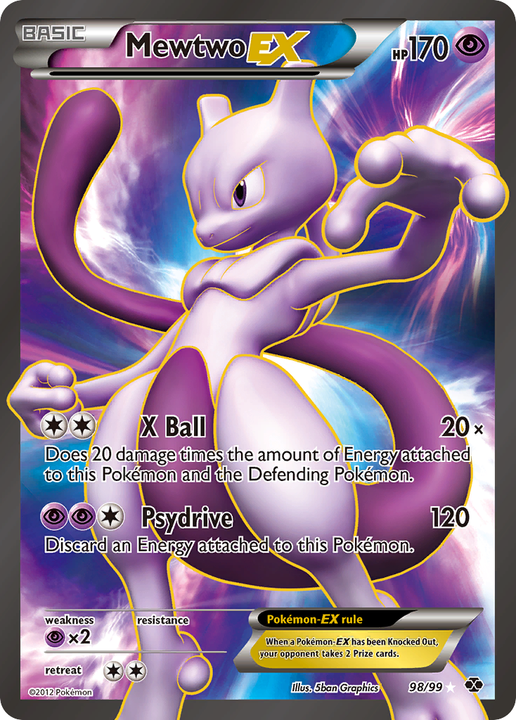 Mewtwo EX (98/99) [Black & White: Next Destinies] | Gear Gaming Fayetteville