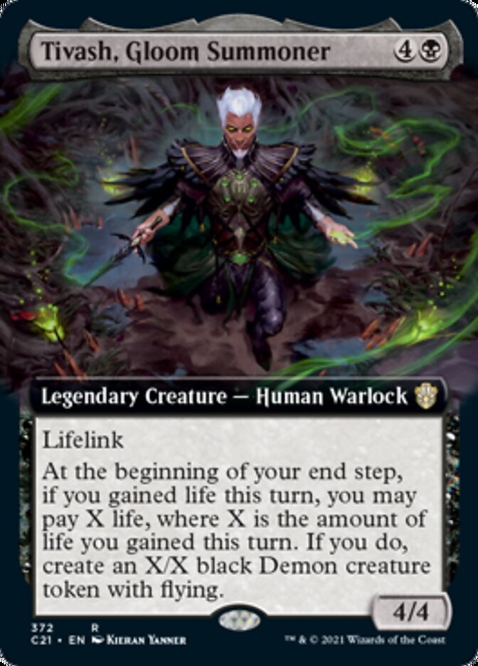 Tivash, Gloom Summoner (Extended Art) [Commander 2021] | Gear Gaming Fayetteville