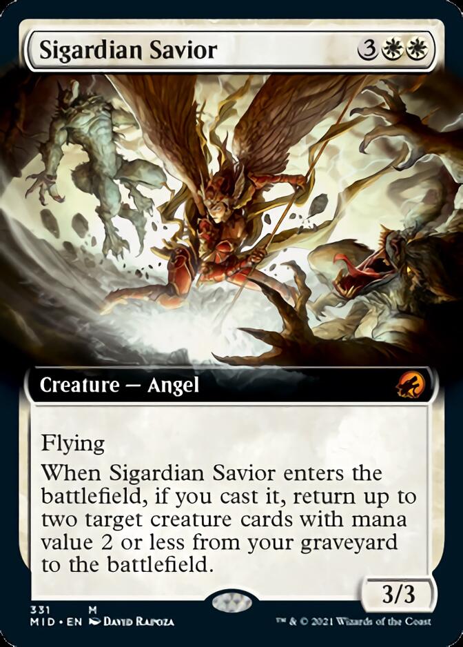 Sigardian Savior (Extended Art) [Innistrad: Midnight Hunt] | Gear Gaming Fayetteville