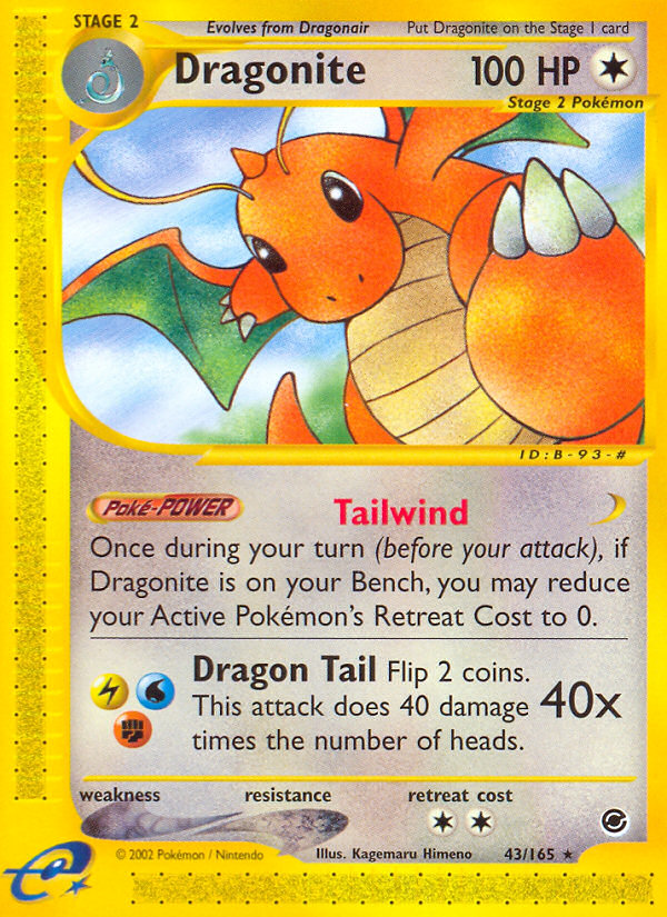 Dragonite (43/165) [Expedition: Base Set] | Gear Gaming Fayetteville