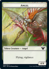 Angel // Elephant Double-Sided Token [Kamigawa: Neon Dynasty Commander Tokens] | Gear Gaming Fayetteville