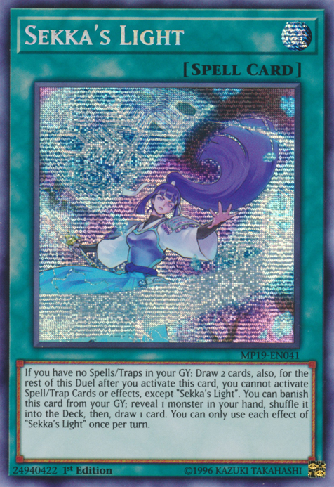 Sekka's Light [MP19-EN041] Prismatic Secret Rare | Gear Gaming Fayetteville