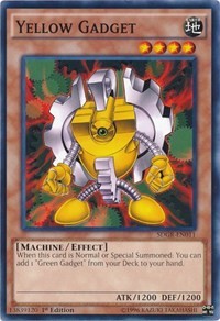 Yellow Gadget [Structure Deck: Geargia Rampage] [SDGR-EN011] | Gear Gaming Fayetteville