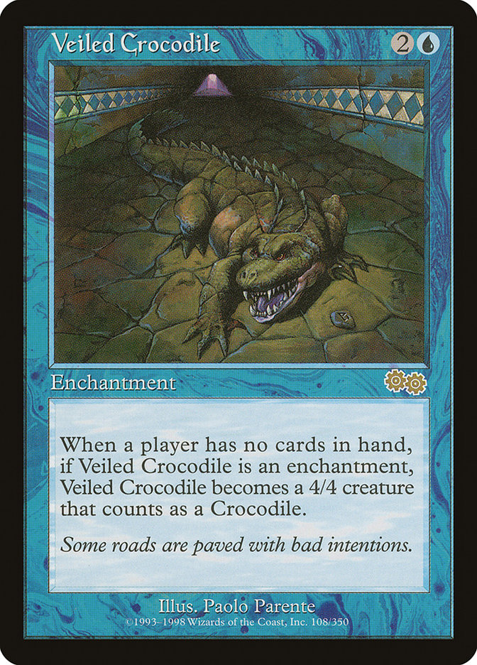 Veiled Crocodile [Urza's Saga] | Gear Gaming Fayetteville