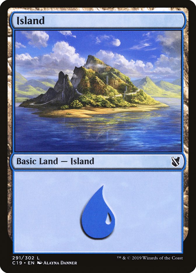 Island (291) [Commander 2019] | Gear Gaming Fayetteville